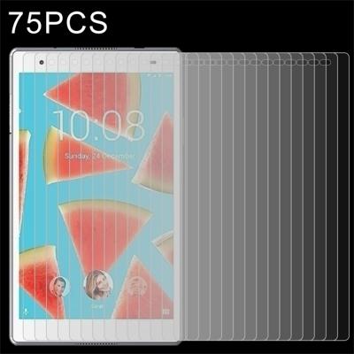 75 pc's voor Lenovo Tab4 8 Plus / TB-8704 / TB-8704F 9H oppervlaktehardheid-0.3mm gehard glas Screen Protector
