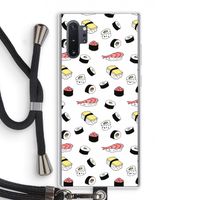 Sushi time: Samsung Galaxy Note 10 Plus Transparant Hoesje met koord