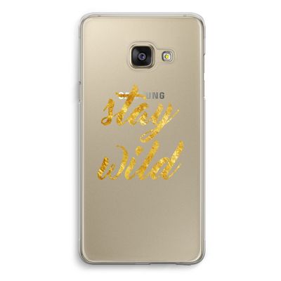 Stay wild: Samsung Galaxy A3 (2016) Transparant Hoesje
