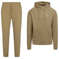Cruyff Classic Trainingspak Hooded Full-Zip Beige