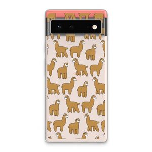 Alpacas: Google Pixel 6 Transparant Hoesje