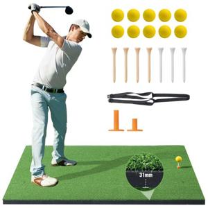 VEVOR Golf Hitting Mat Oefenmat 152cmx122cmx15mm Trainingshulpmiddel Draagbaar