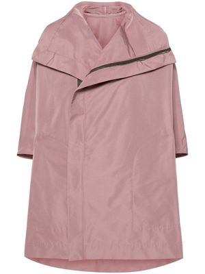 Rick Owens imperméable zippé - Rose