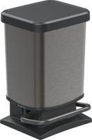 Rotho paso pedaalemmer 20l grafiet Rotho paso pedaalemmer 20l grafiet