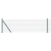VidaXL Afrasteringspaal groen 10 x 0,6 m (40 x 40 mm gaas)