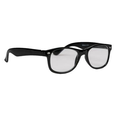 Melleson Eyewear Leesbril wayfarer glans zwart +2.00