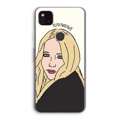 Mary Kate: Google Pixel 4a 5G Transparant Hoesje