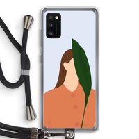 Leaf: Samsung Galaxy A41 Transparant Hoesje met koord