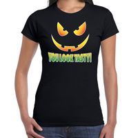 Halloween You look tasty verkleed t-shirt zwart voor dames - thumbnail