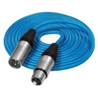 Kondor Blue Male XLR naar Female XLR audiokabel (10 Feet)