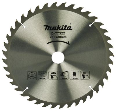 Makita AfkortZaagbladlad Hout - D-77322