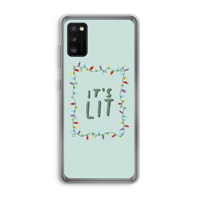 It's Lit: Samsung Galaxy A41 Transparant Hoesje