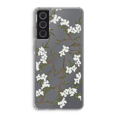 Blossoming spring: Samsung Galaxy S21 FE Transparant Hoesje