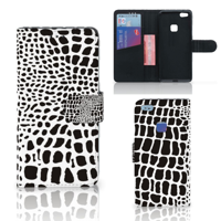 Huawei P10 Lite | Telefoonhoesje | Met pasjeshouder | Slangenprint