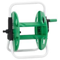 Slanghaspel voor 45 m 1/2" slang vrijstaand staal groen Slanghaspel voor 45 m 1/2" slang vrijstaand staal groen