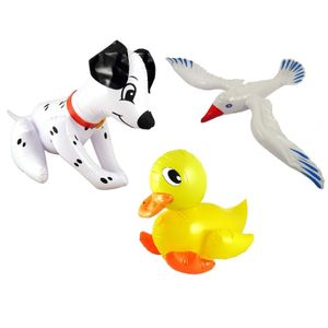 Set Opblaasbare meeuw eend en hond
