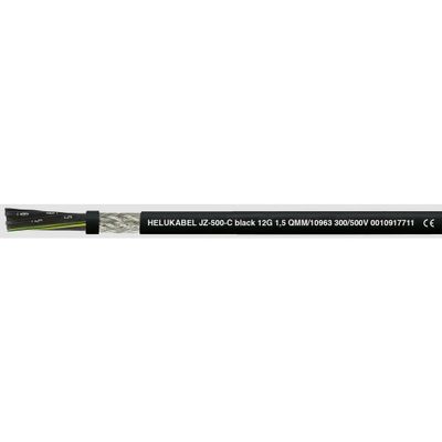 HELU JZ-500-C Black Stuurstroomkabel 3 G 0.75 mm² Zwart 10943-500 500 m