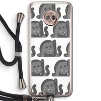 Cats: Motorola Moto G6 Transparant Hoesje met koord