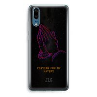 Praying For My Haters: Huawei P20 Transparant Hoesje