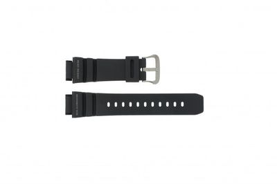 Horlogeband Casio G-9100-1 Silicoon Zwart 20mm