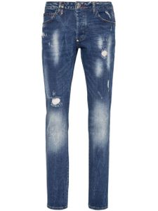 Philipp Plein mid-rise straight-leg jeans - Bleu