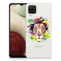 Samsung Galaxy A12 Telefoonhoesje met Naam Lion Color