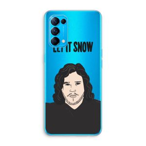 Let It Snow: Oppo Find X3 Lite Transparant Hoesje