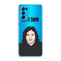 Let It Snow: Oppo Find X3 Lite Transparant Hoesje