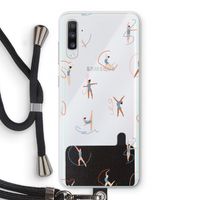 Dancing #3: Samsung Galaxy A70 Transparant Hoesje met koord