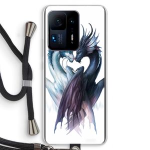 Yin Yang Dragons: Xiaomi Mi Mix 4 Transparant Hoesje met koord