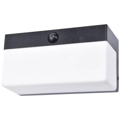 Lutec 6941502330 FRAN Staande lamp op zonne-energie met bewegingsmelder LED LED 9.7 W Zwart
