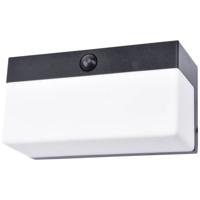 Lutec 6941502330 FRAN Staande lamp op zonne-energie met bewegingsmelder LED LED 9.7 W Zwart