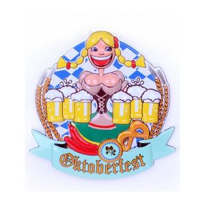 Oktoberfest 3D muur/wand decoratie Heidi 44cm