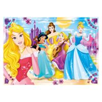 Clementoni legpuzzel super color maxi disney prinses, 104st.