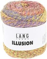 Lang Yarns Lisboa 0001 Geel/Paars/Roze/Groen