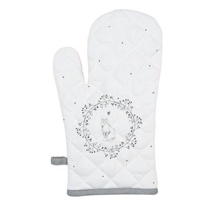 Clayre & Eef Ovenhandschoen kat 18x30cm