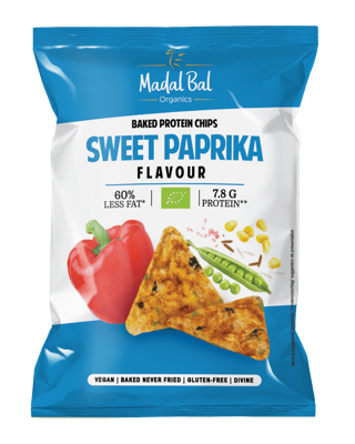 Madal Bal Baked Protein Chips Sweet Paprika Flavour