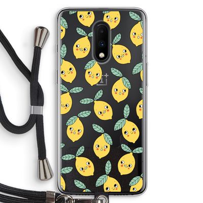 Citroenen: OnePlus 7 Transparant Hoesje met koord