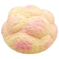 Grote geurende crème puff squishy Slow Rising bandjes zachte squeeze simuleren ananas brood cake gift Kid Fun speelgoed grootte: 25x13cm (roze)