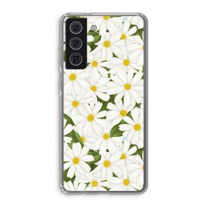 Summer Daisies: Samsung Galaxy S21 FE Transparant Hoesje