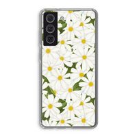 Summer Daisies: Samsung Galaxy S21 FE Transparant Hoesje Summer Daisies: Samsung Galaxy S21 FE Transparant Hoesje