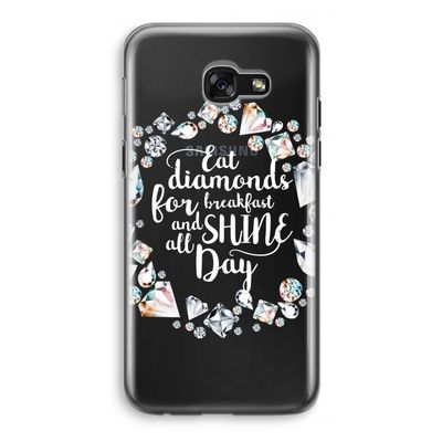 Diamonds: Samsung Galaxy A5 (2017) Transparant Hoesje