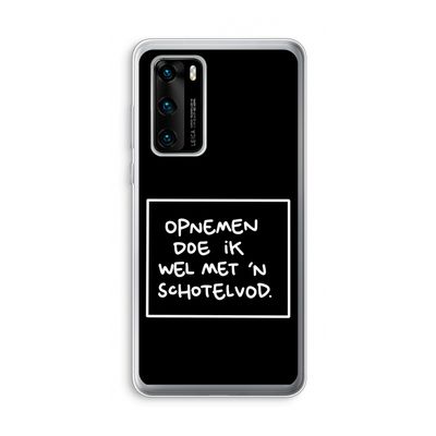 Schotelvod: Huawei P40 Transparant Hoesje