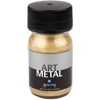 Schjerning Hobbyverf metallic, licht goud(5102), 30 ml/ 1 fles Schjerning Hobbyverf metallic, licht goud(5102), 30 ml/ 1 fles