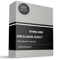 Hoeslaken - Jersey Katoen Stretch - 180x200 cm - Keuze Uit Meerdere Kleuren - Byrklund - Dekbed-Discounter.nl