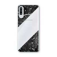 Zwart marmer: Samsung Galaxy A70 Transparant Hoesje
