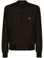 Dolce & Gabbana veste bomber à logo - Noir