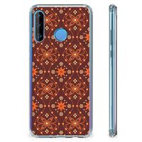 Huawei P30 Lite Doorzichtige Silicone Hoesje Batik Brown - thumbnail