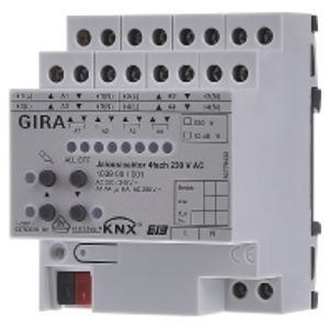 103900  - EIB, KNX blind/shutter actuator 4-fold, 230V AC, 103900