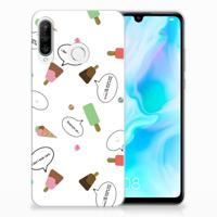 Huawei P30 Lite | Siliconen Case | IJsjes